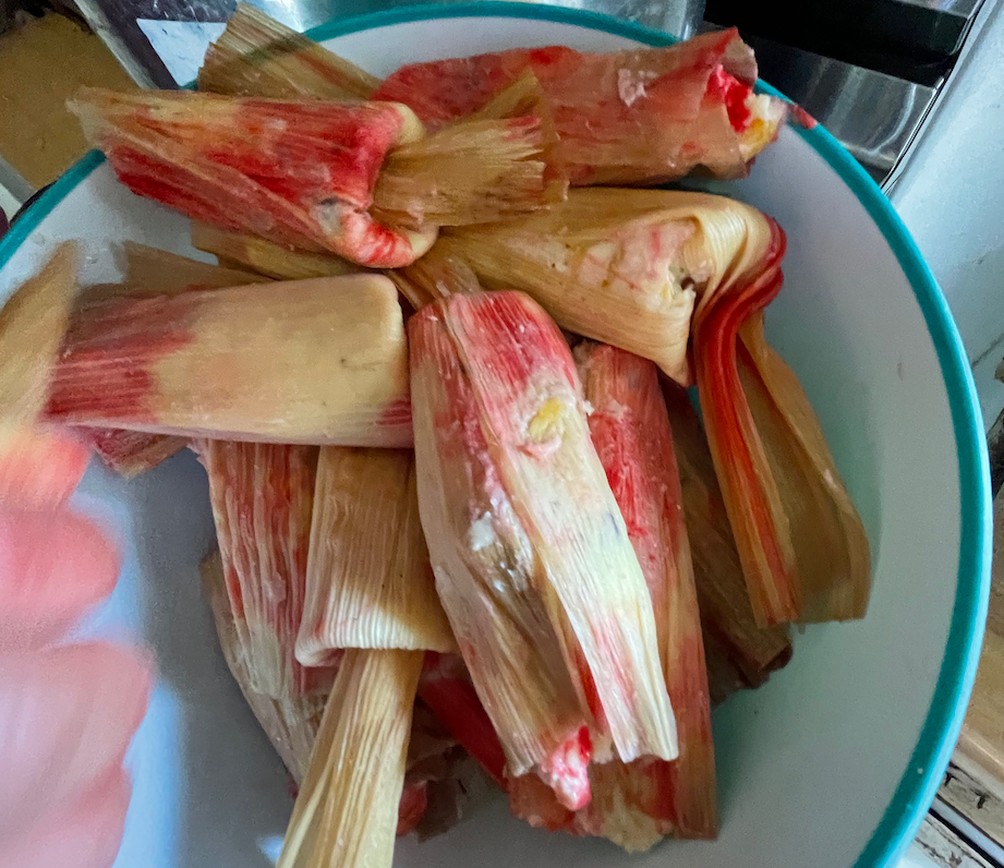 A picture of a tamale
