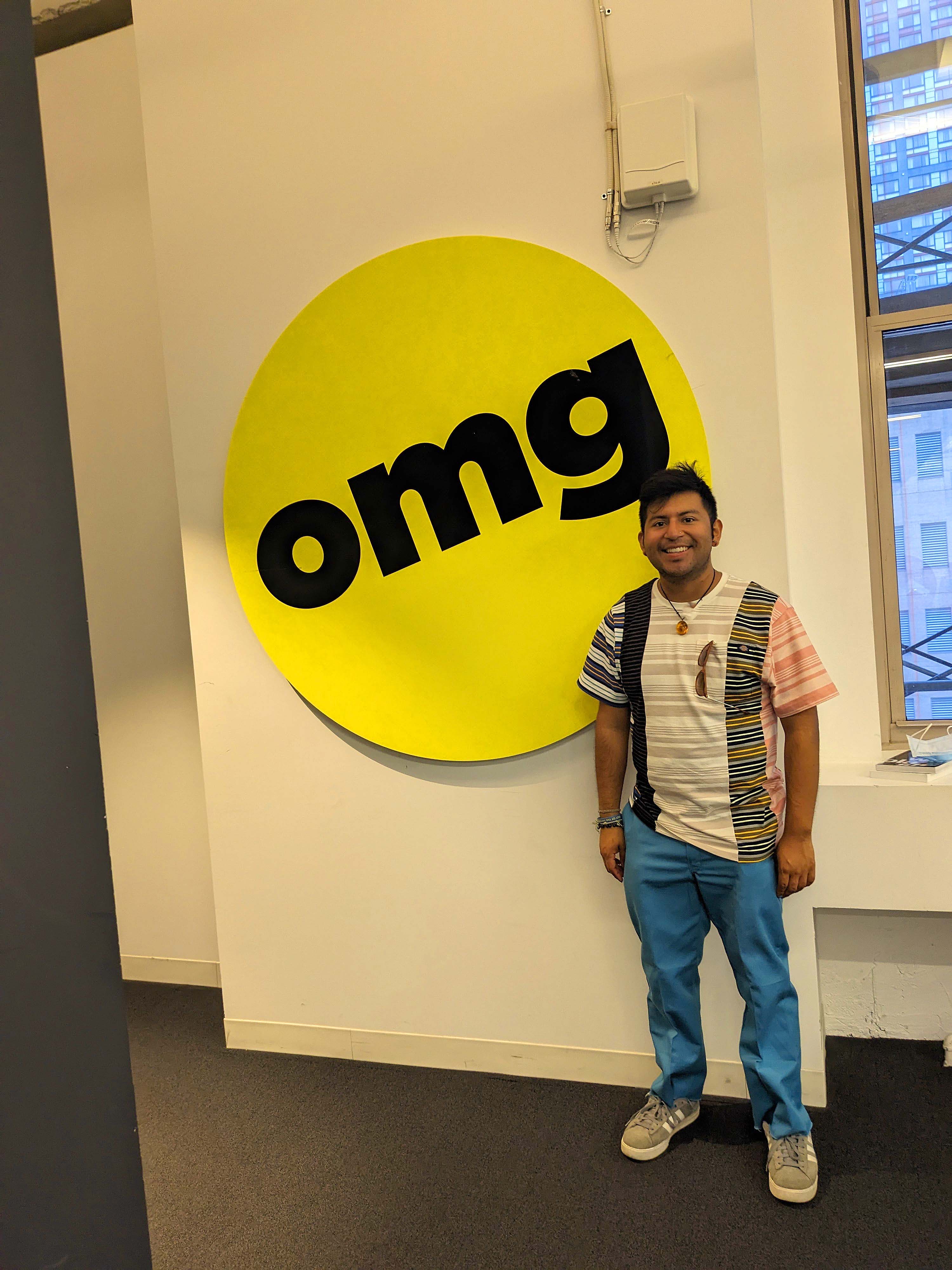 Pablo in the Buzzfeed Office