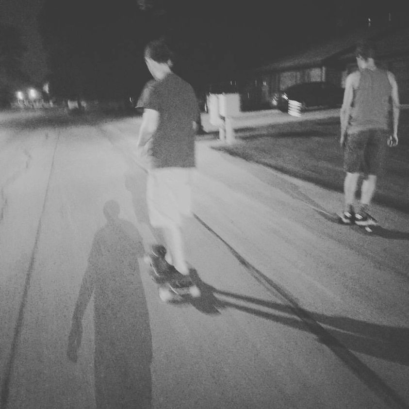 dudes skateboarding