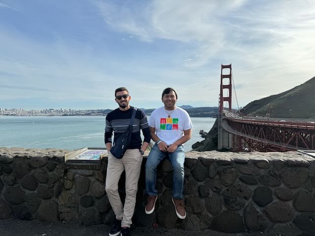 Rami & Pablo at Golden Gate Bridge